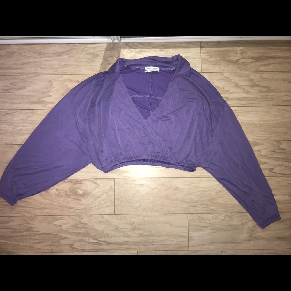 Purple UO flowy top